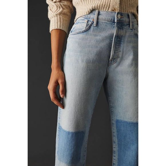 Anthroplogie MOTHER The Ditcher High-Rise Crop Jeans - Picture 3 of 9